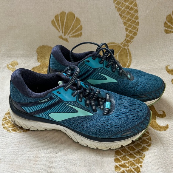Women’s Brooks Adrenaline GTS 18 Running Shoes - Navy - Size 6w - Picture 2 of 4